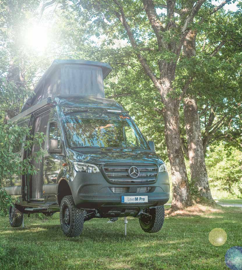 Mercedes-Benz Sprinter 4x4 met LevelM Pro 4x4 systeem