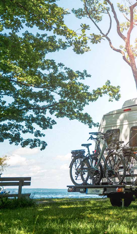 LevelVan aan zee met fietsen